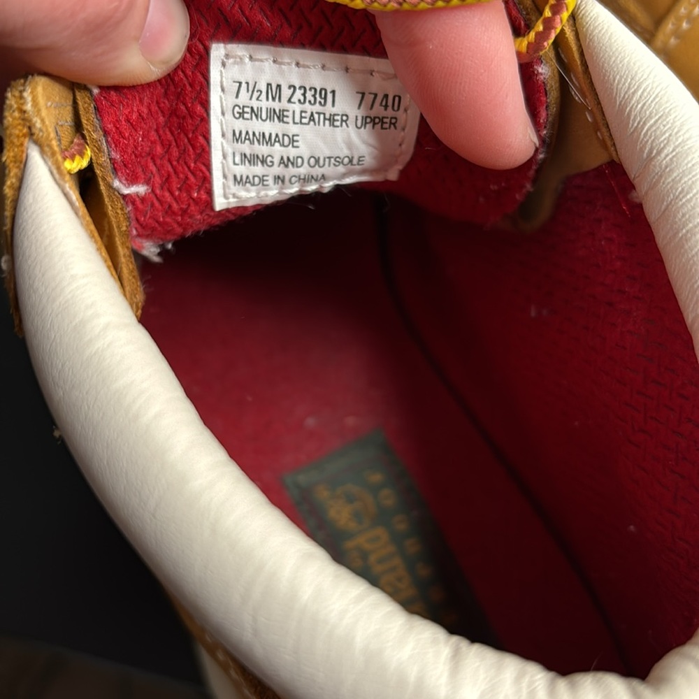 Timberland Nellie Double Wheat Womens Boot 23391 Wheat Preloved size 7.5 M - Picture 10 of 12